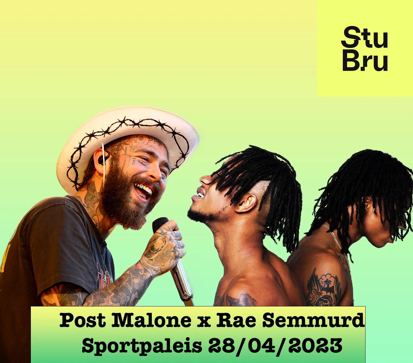 sociale mediapsot Post Malone StuBru